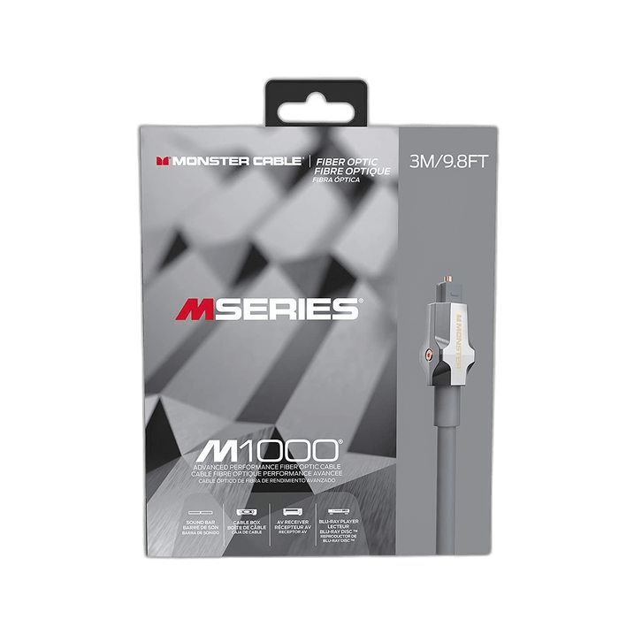 MONSTER CABLE ESSENTIAL FIBRE OPTIQUE 3M - Couleur Standard