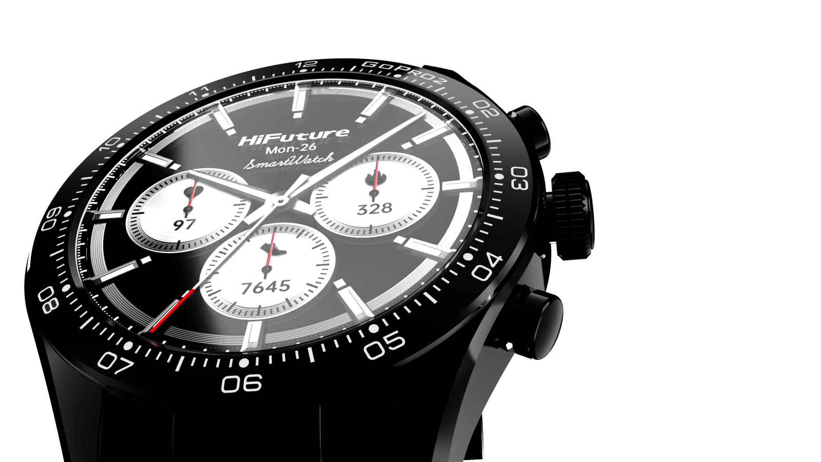 MONTRE HIFUTURE GO PRO 2 - Couleur Noir
