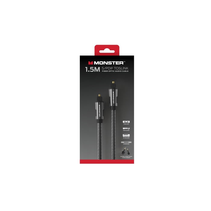 MONSTER CABLE ESSENTIAL FIBRE OPTIQUE 1M5