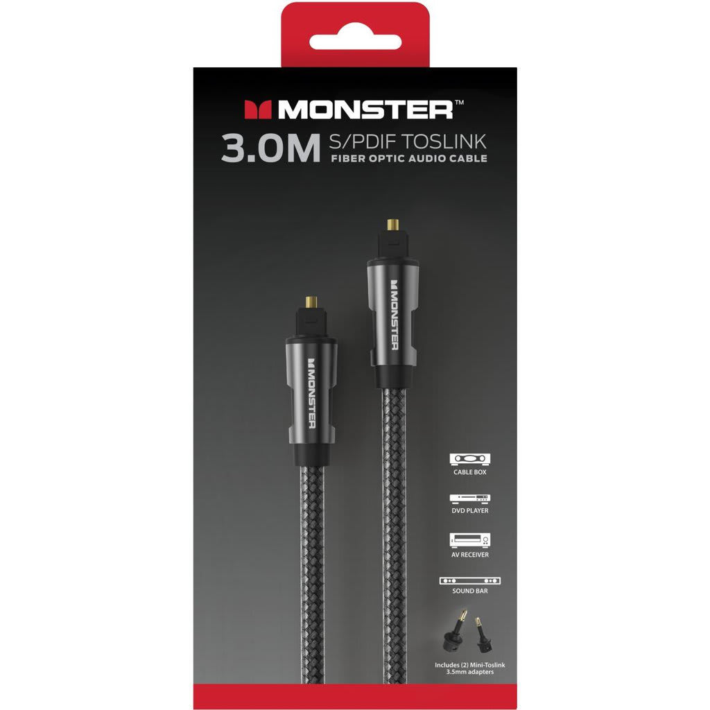 MONSTER CABLE ESSENTIAL FIBRE OPTIQUE 3M
