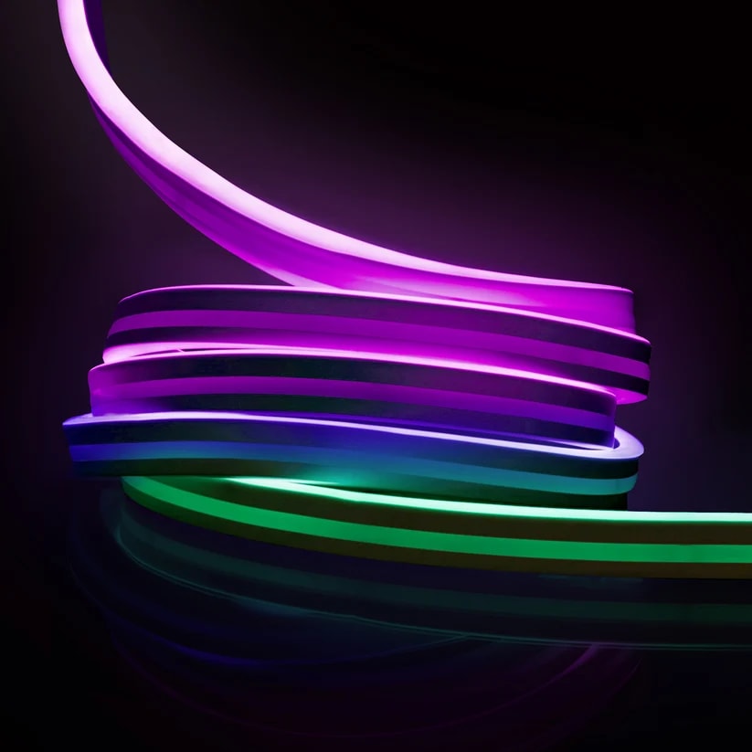 MONSTER ILLUMINESCENCE BASIC LIGHTSTRIP 2M NEON RGB SOUND REACTIVE INT - Couleur Standard