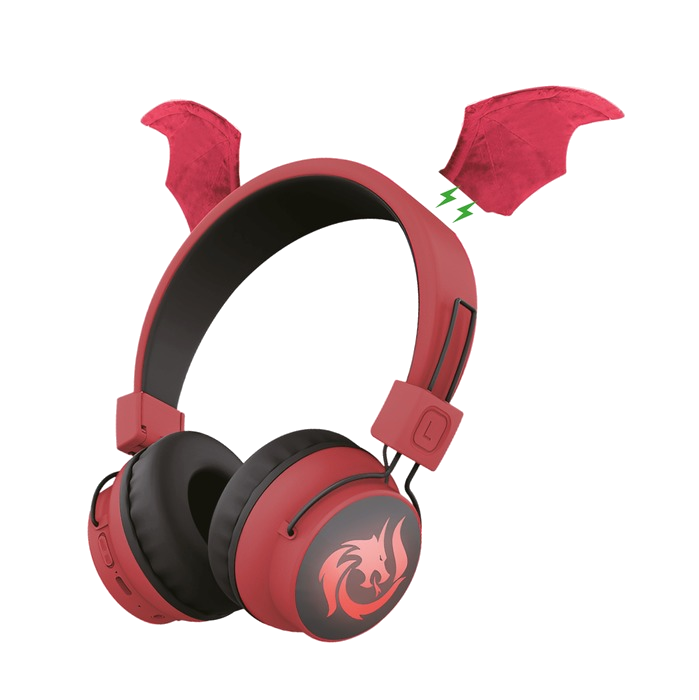 CASQUE SANS FILS ENFANTS MUVIT DRAGON - Couleur Standard