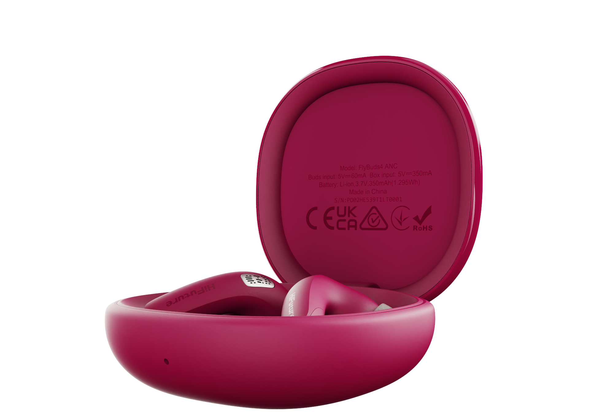 ECOUTEUR HIFUTURE FLYBUDS 4 ANC - Couleur Rose