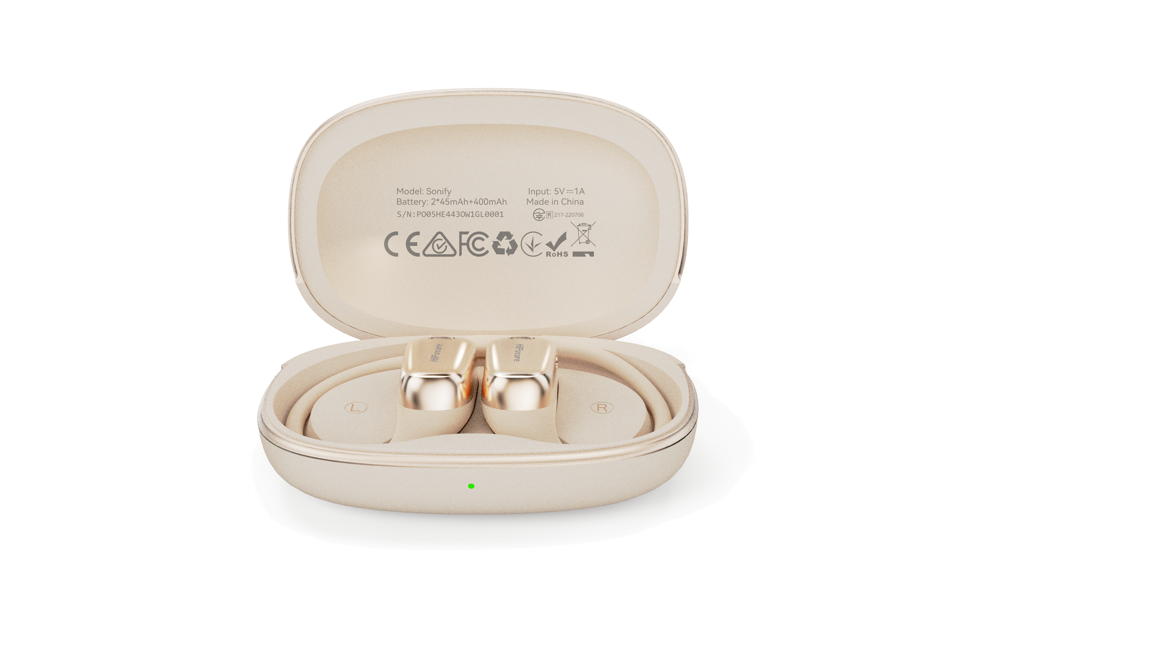 ECOUTEUR HIFUTURE SONIFY - Couleur Champagne