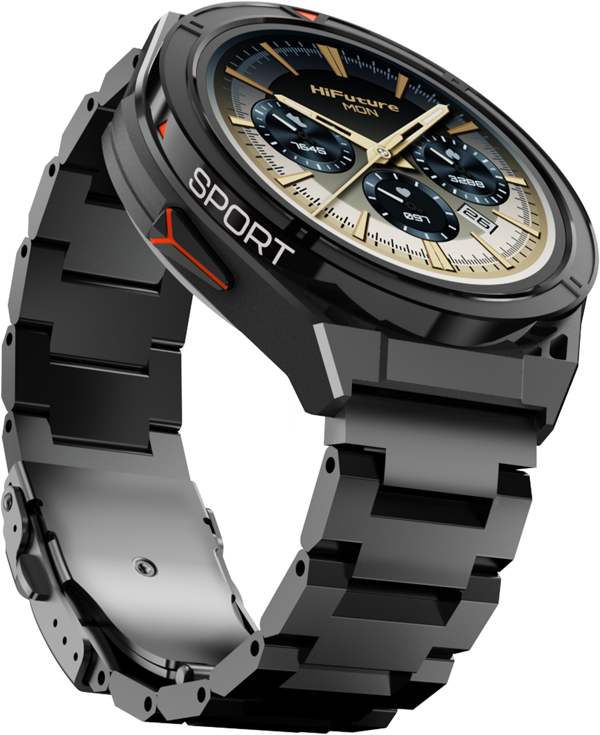 HIFUTURE MONTRE ACTIVE - Couleur Noir/Rouge