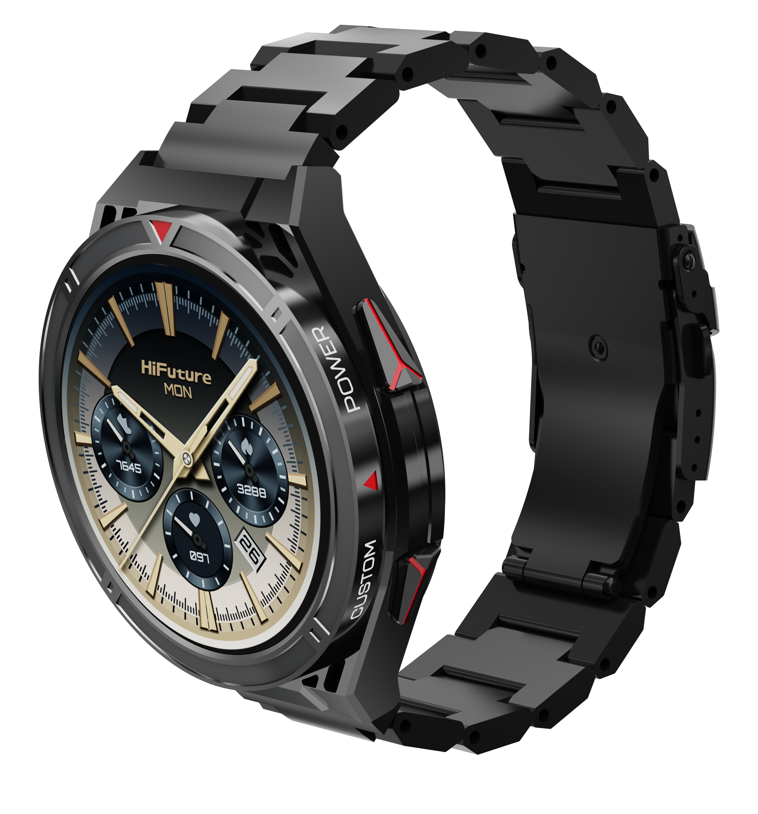 HIFUTURE MONTRE ACTIVE - Couleur Noir/Rouge