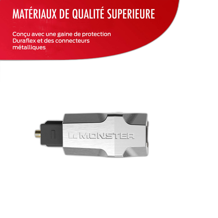 MONSTER CABLE ESSENTIAL FIBRE OPTIQUE 1M5 - Couleur Standard