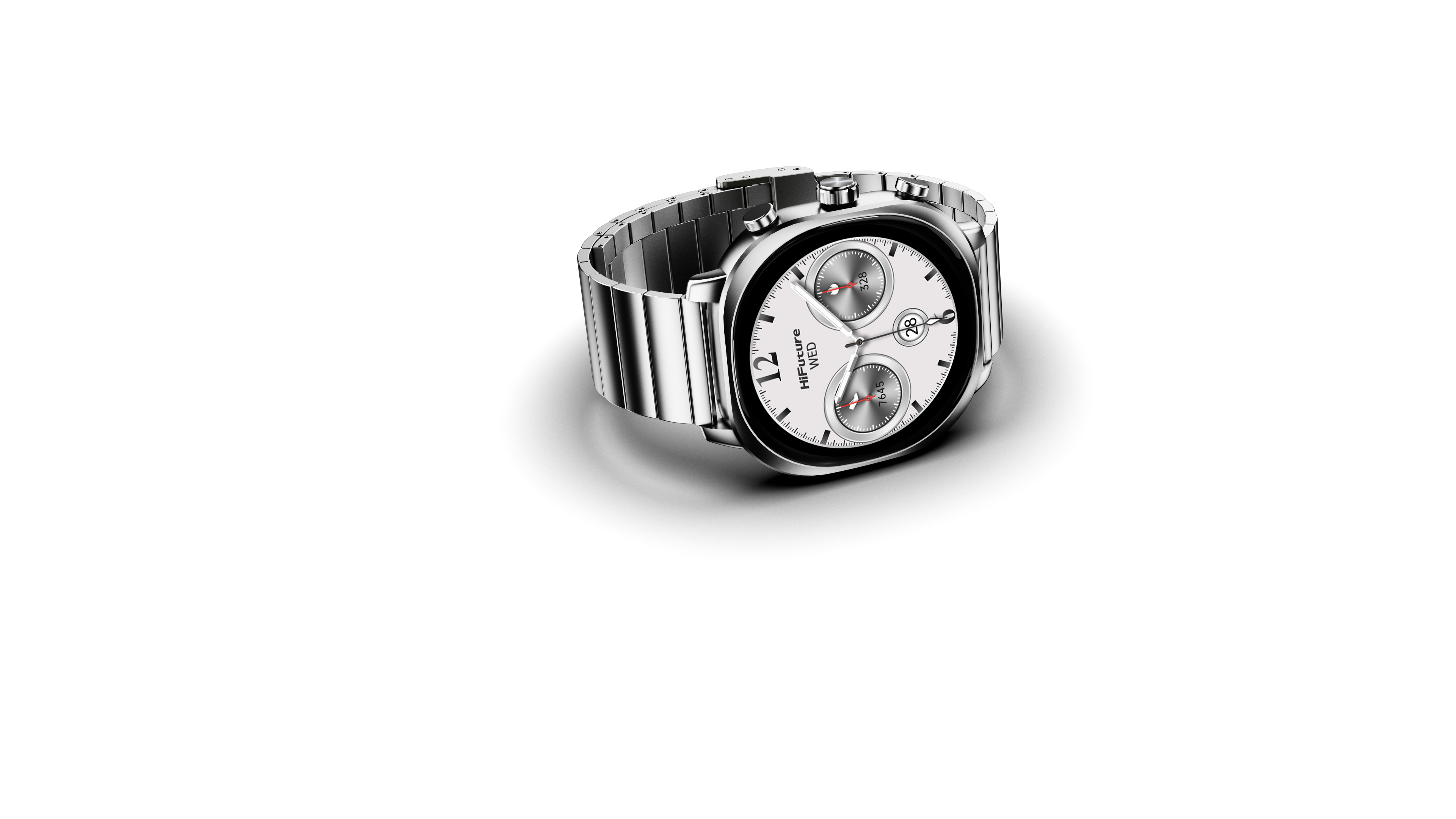 MONTRE HIFUTURE AIX ACIER - Couleur Gris