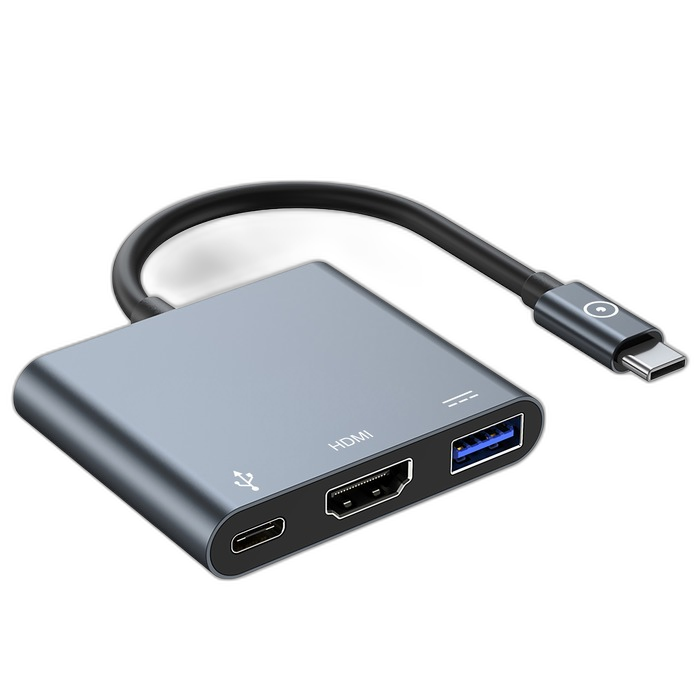 HUB USB C 3 EN 1 MUVIT HDMI