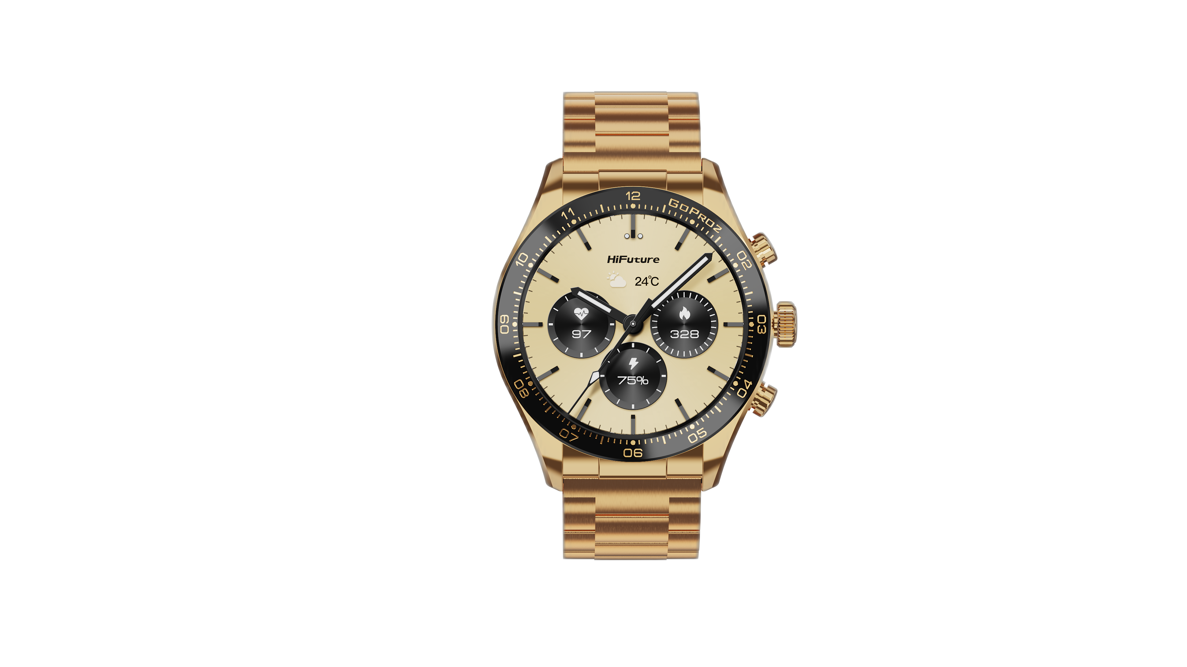 MONTRE HIFUTURE GO PRO 2 - Couleur Gold