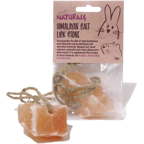 Rosewood Himalayan Salt Lick Stone for Small Animals