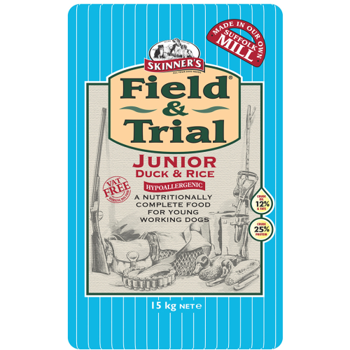 Skinners Field & Trial Duck & Rice Junior Dog Food