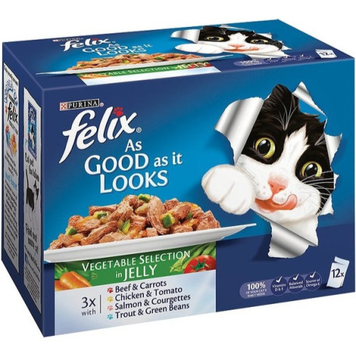 Felix As Good As It Looks Vegetable Selection Cat Food
