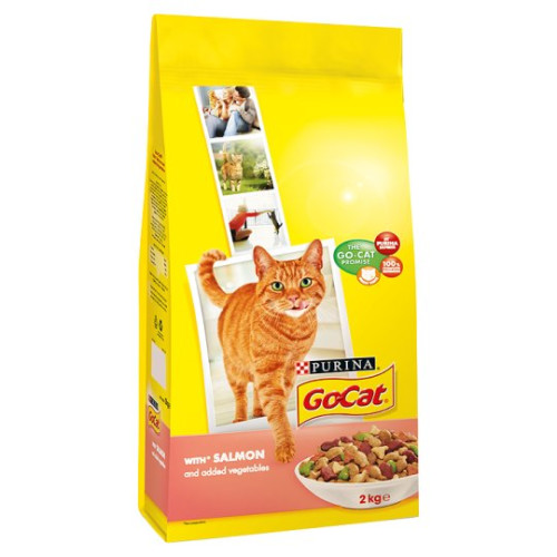 Go-Cat Salmon & Vegetable Adult Cat Food From £2.29