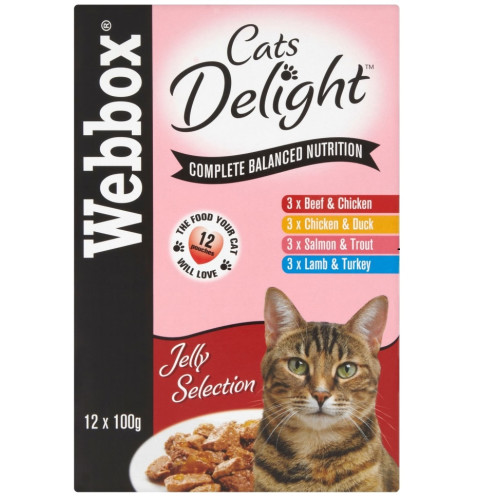 Webbox Cat Delight Selection in Jelly Adult Cat Food