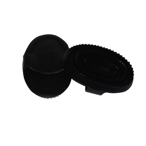 Bitz Rubber Curry Comb Large Black