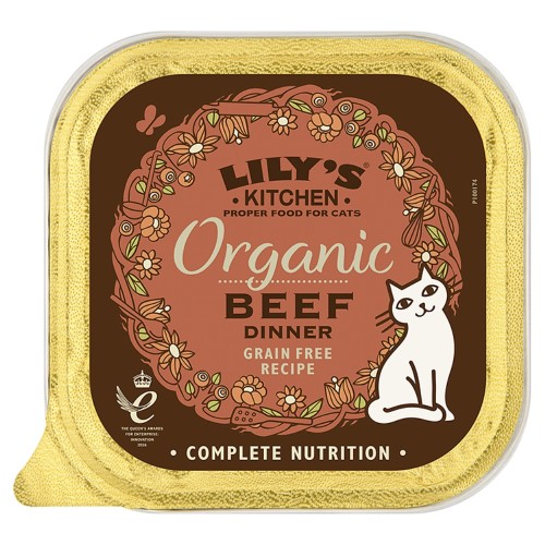 Lilys Kitchen Organic Beef Dinner Complete Wet Cat Food