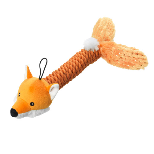 House of Paws Sparkle Fox Thrower Dog Toy