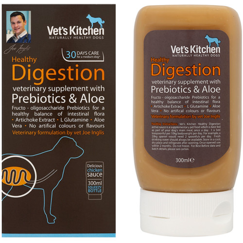Vets Kitchen Healthy Digestion Supplement 300ml Squeezy Bottle