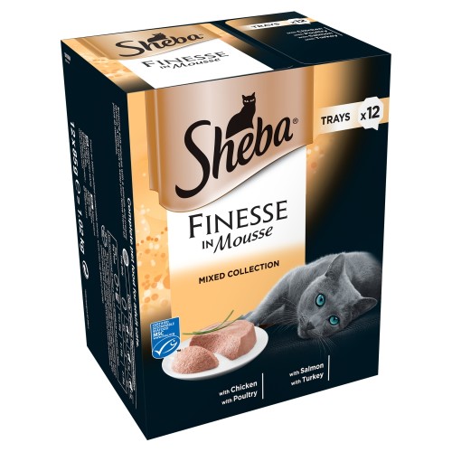 Sheba Finesse Mixed Collection Cat Trays