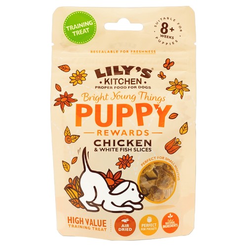 Lilys Kitchen Chicken & Fish Slices Puppy Training Treats