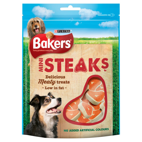 Bakers Mini Steaks Dog Treats