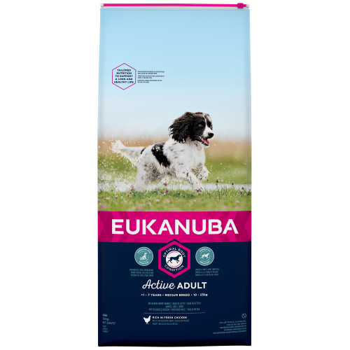Eukanuba Active Adult Chicken Medium Breed Adult Dog Food