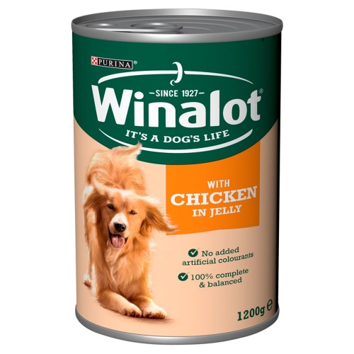 Winalot Adult Chicken In Jelly Tin Dog Food
