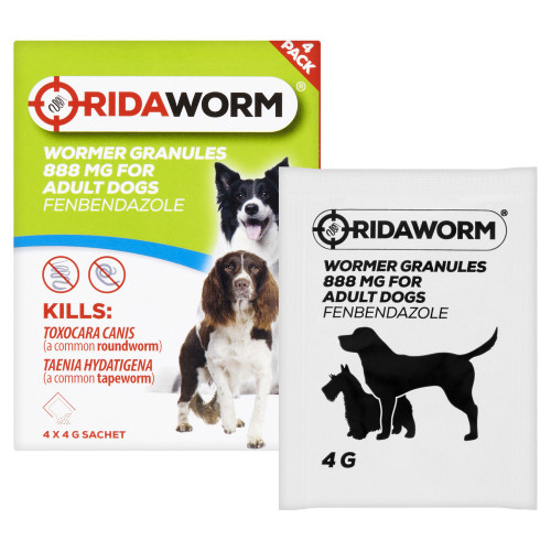 RidaWORM Dog Worming Granules