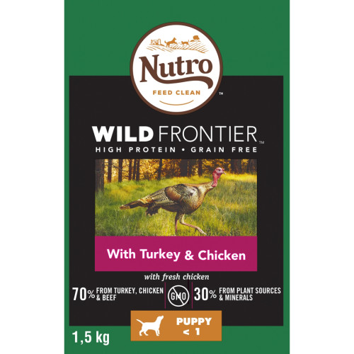 Nutro Wild Frontier Turkey & Chicken Dry Puppy Food