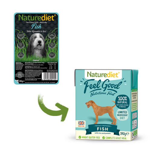 Naturediet Feel Good Fish Adult Wet Dog Food Cartons
