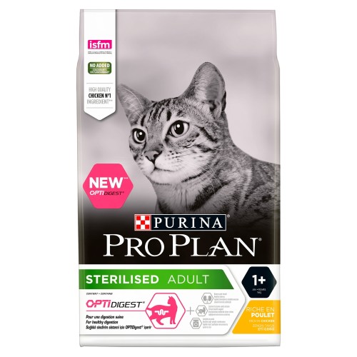 PRO PLAN OPTIDIGEST Sterilised Chicken Adult Dry Cat Food