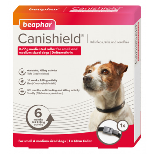 Beaphar Canishield Flea & Tick Collar for Dogs