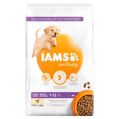 IAMS for Vitality Chicken Puppy Large Breed Dry Dog Food