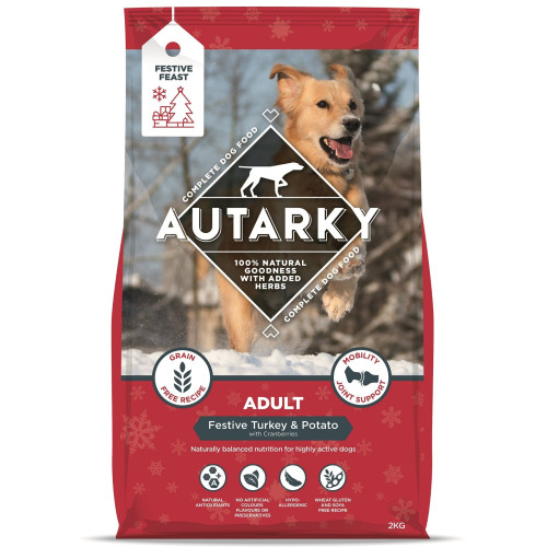 Autarky Festive Turkey with Cranberries Dry Adult Dog Food