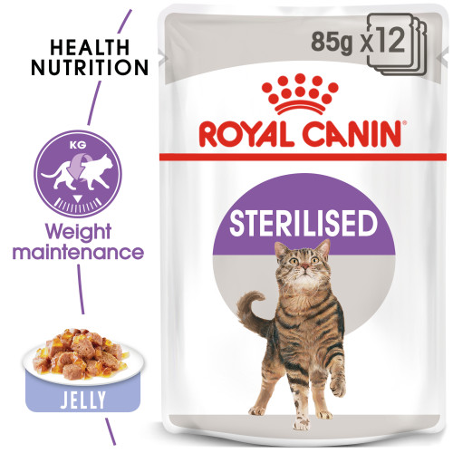 Royal Canin Sterilised Adult In Jelly Wet Cat Food Pouches