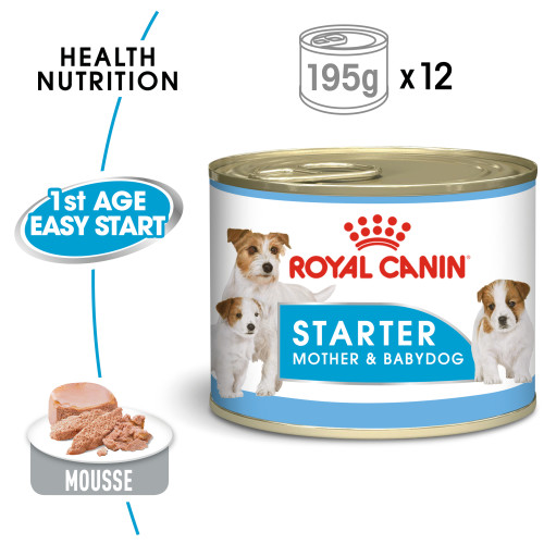 Royal Canin Starter Mousse Wet Adult and Puppy Dog Food ...