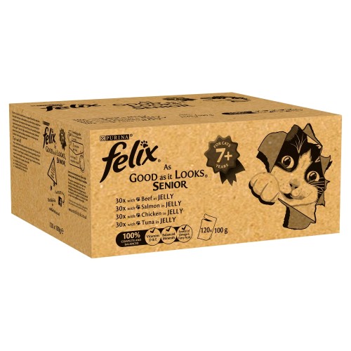 Felix As Good As It Looks Mixed Selection Senior Cat Food