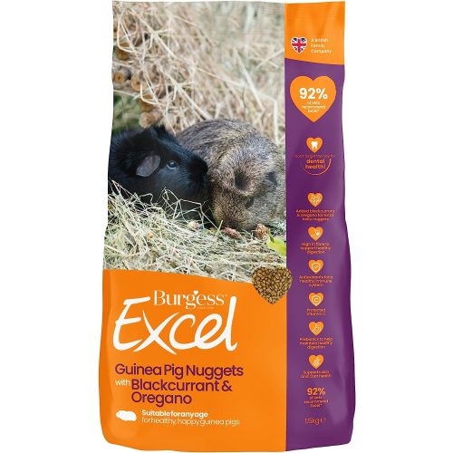 Burgess Excel Blackcurrant & Oregano Guinea Pig Food Single