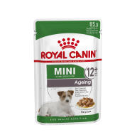 Royal Canin Mini Ageing Wet Senior Dog Food Pouches 12+ in Gravy