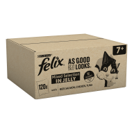 Felix As Good As It Looks 7+ Mixed Selection Cat Food 100g x 120