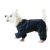Cosipet Trouser Suit Dog Coat Navy