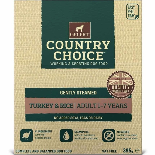 Gelert Country Choice Turkey & Rice Wet Dog Food
