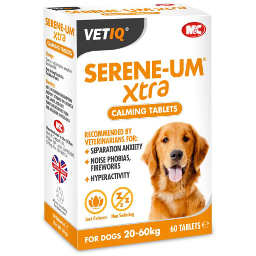 Vet IQ Serene Um Calm Xtra Dog Tablets