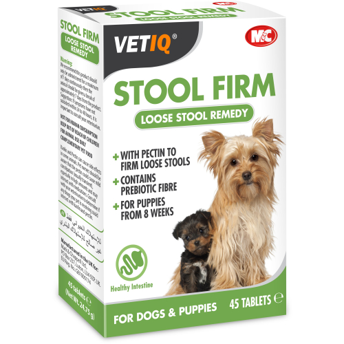 Mark & Chappell VetIQ Stool Firm Tablets for Dogs