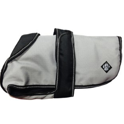 Danish Design Grey & Black 2 in 1 Dog Rain Coat