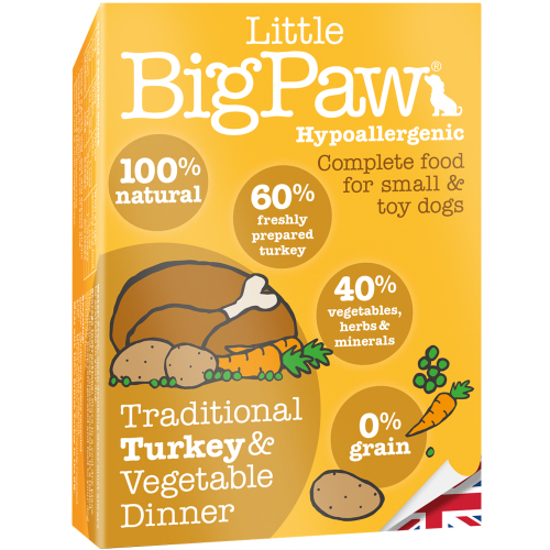Little Big Paw Traditional Turkey & Veg Dinner Dog Food