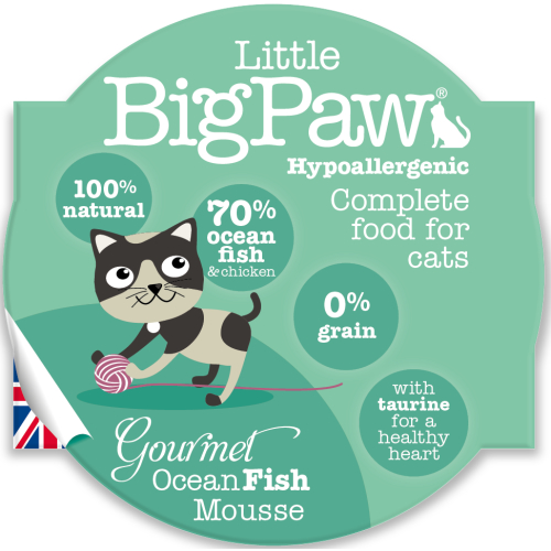 Little Big Paw Gourmet Ocean Fish Mousse Cat Food