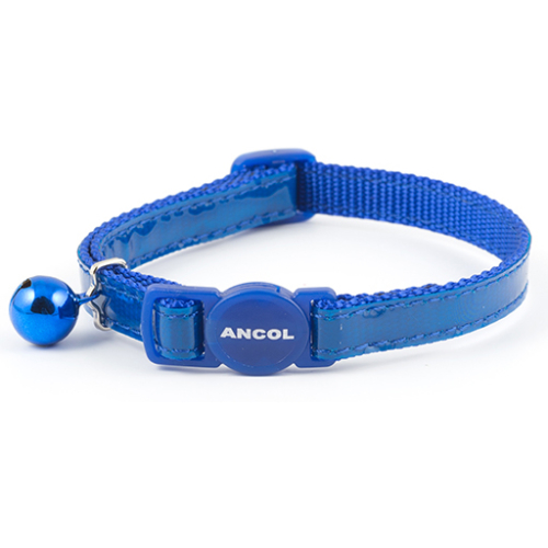 Ancol Gloss Reflective Blue Cat Collar