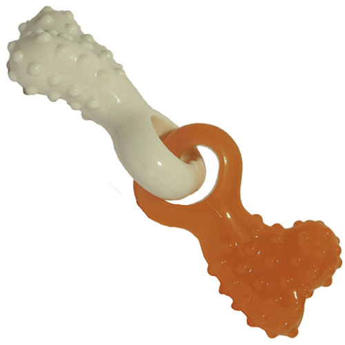 Rosewood Duo Dental Tug Puppy Bone Dog Toy